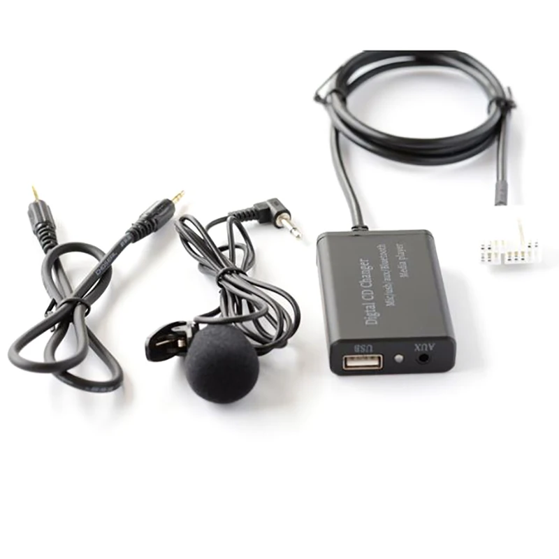 Bluetooth Audio Adapter Hands-Free USB AUX Bluetooth-Compatible Car Digital Music Cd Changer For Honda Accord Civic