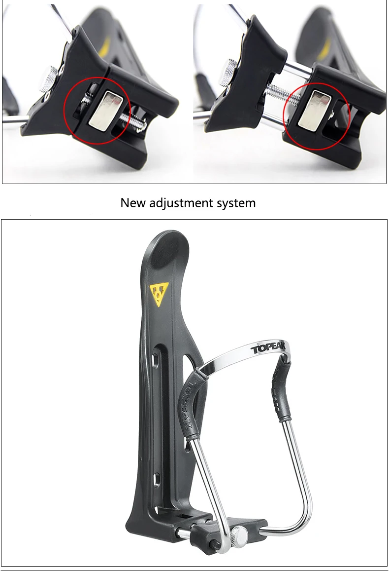 TOPEAK Bicycle Bottle Holder High Quality Aluminum Alloy Adjust MTB Road Bike Drink Cup Water Bottle Holder Rack Cage TMD06B