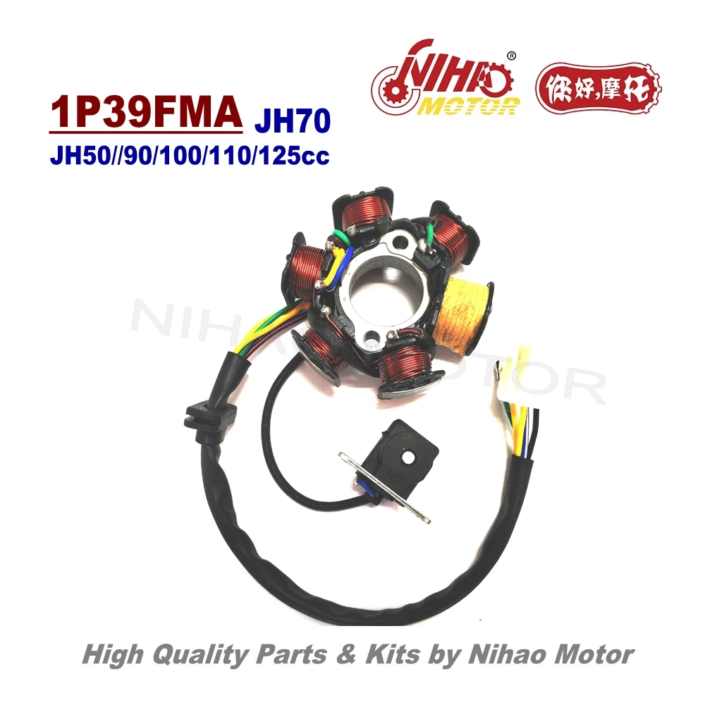 L3 24 C100 статор катушки Магнето JIALING 70 деталей 1P47FMC двигатель мотоцикла Cub запасные C70 Nihao двигатель