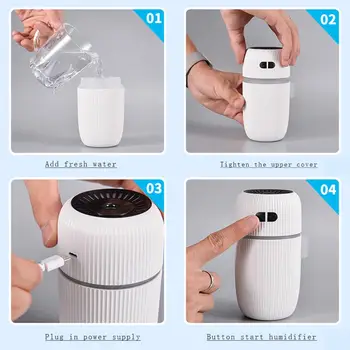 

WHITE NOISE 2W Nebulizer Humidifier Fashion Face Sprayer Body Hair