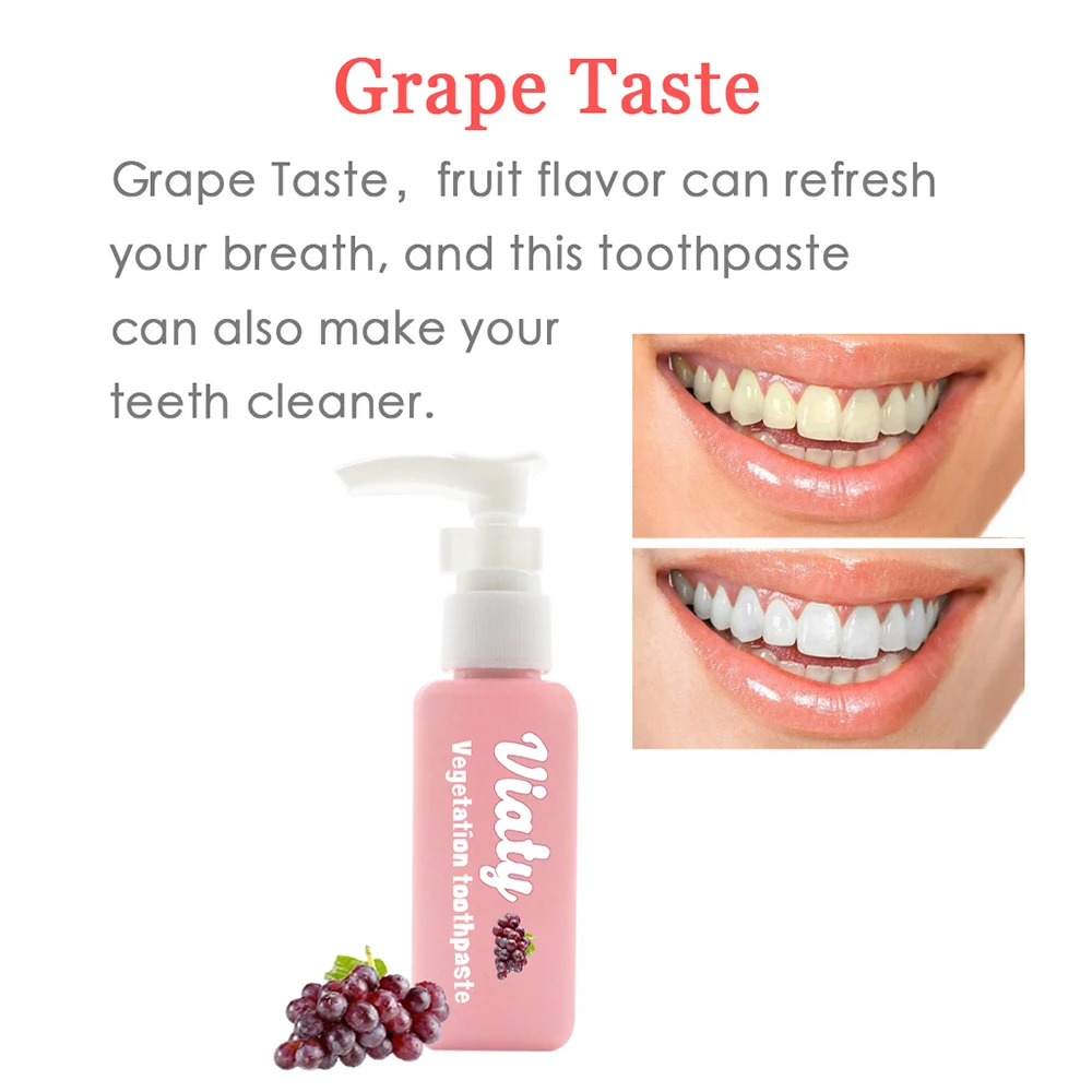 Teeth Cleaning Oral Care Baking Soda Fruit Flavor Toothpaste Vegetation Toothpaste