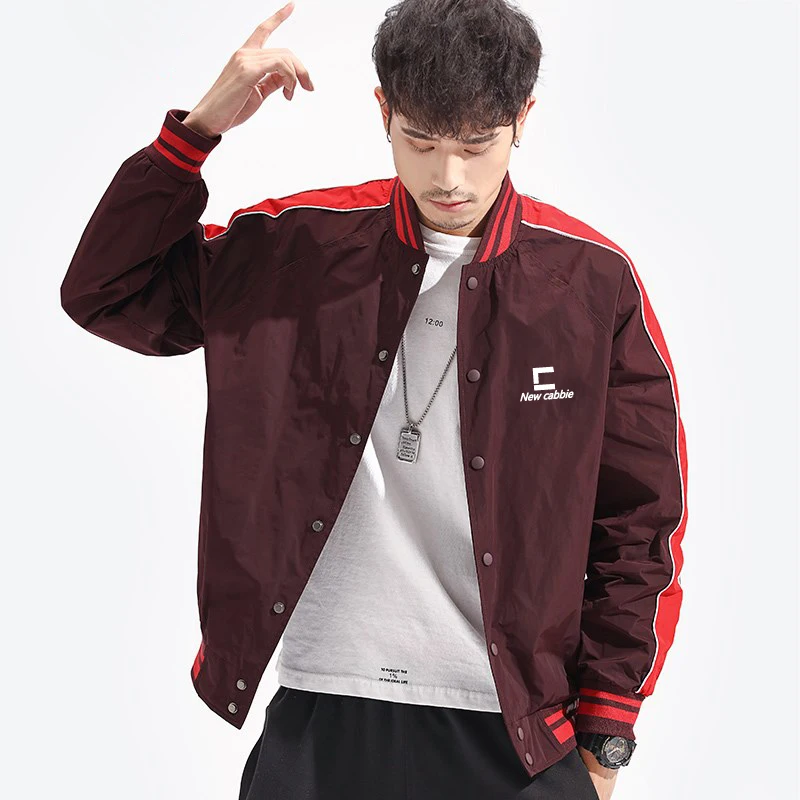 

2019 High quality Brand LOGO Mens Jacket Thin Men Baseball Jackets Coat Solid Color Casual Jacket Overcoat For Male Clothing