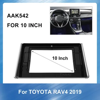 

2 Din 9 Inch Car Stereo Panel Dash Mount Trim Installation For-Toyota RAV4 2019 Kit Frame Car Radio Fascia Frame Dash Panel