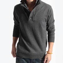 Мужские клетчатые поддельные свитера из двух частей Повседневный лоскутный пуловер с вырезом в виде буквы V мужской свитер осень зима теплый мужской свитер