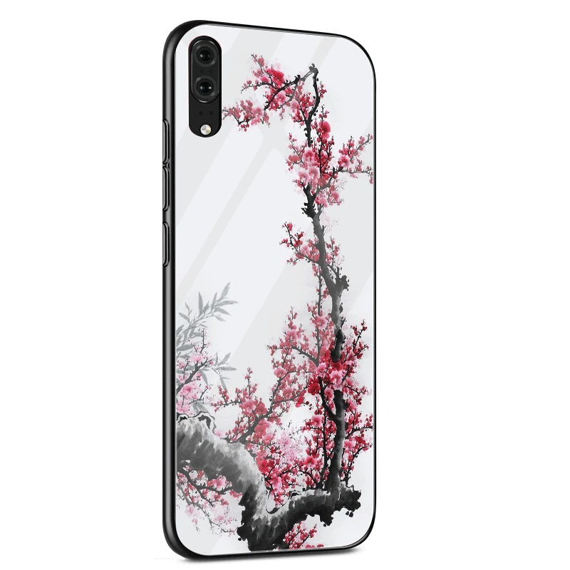 Стеклянный чехол для huawei P30 P20 P10 Y9 Y6 mate 20 Pro Lite P Smart Honor 7A 8X9 10, чехол для японского искусства - Цвет: G8