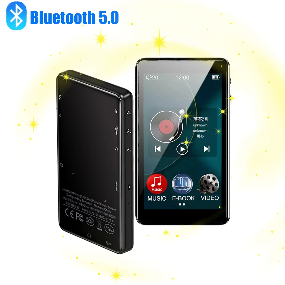 HIFI оригинальный MP3 плеер с Bluetooth 4 0 спортивный цифровой звук музыкальный