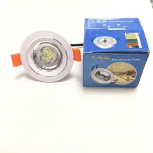 Светодиодный точечный светильник 3 Вт 4 шт./лот диаметр 75 мм светодиодный круглый светильник 110v220v утопленный светодиодный розничный 5 лет гарантии