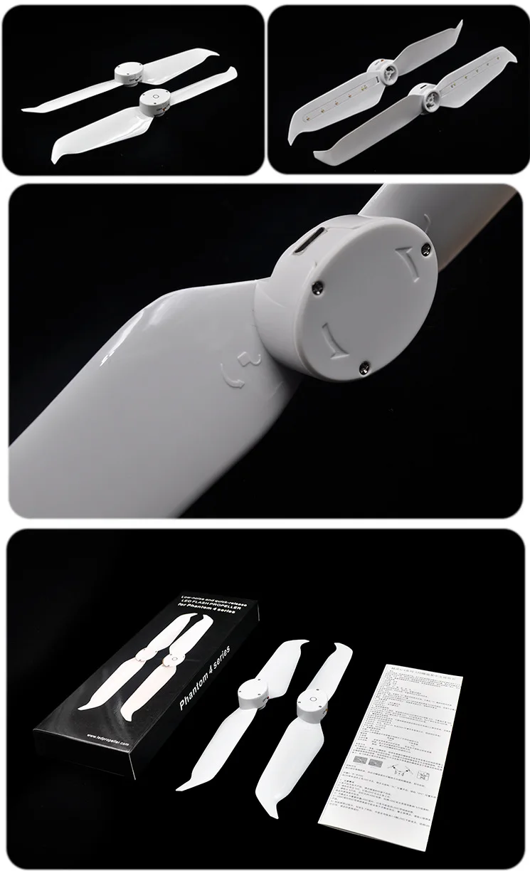 Весло для DJI Phantom Elves 4/Pro/9455 S Shining V2. 0 быстроразъемный пропеллер Leaf светодиодный весло с апертурой