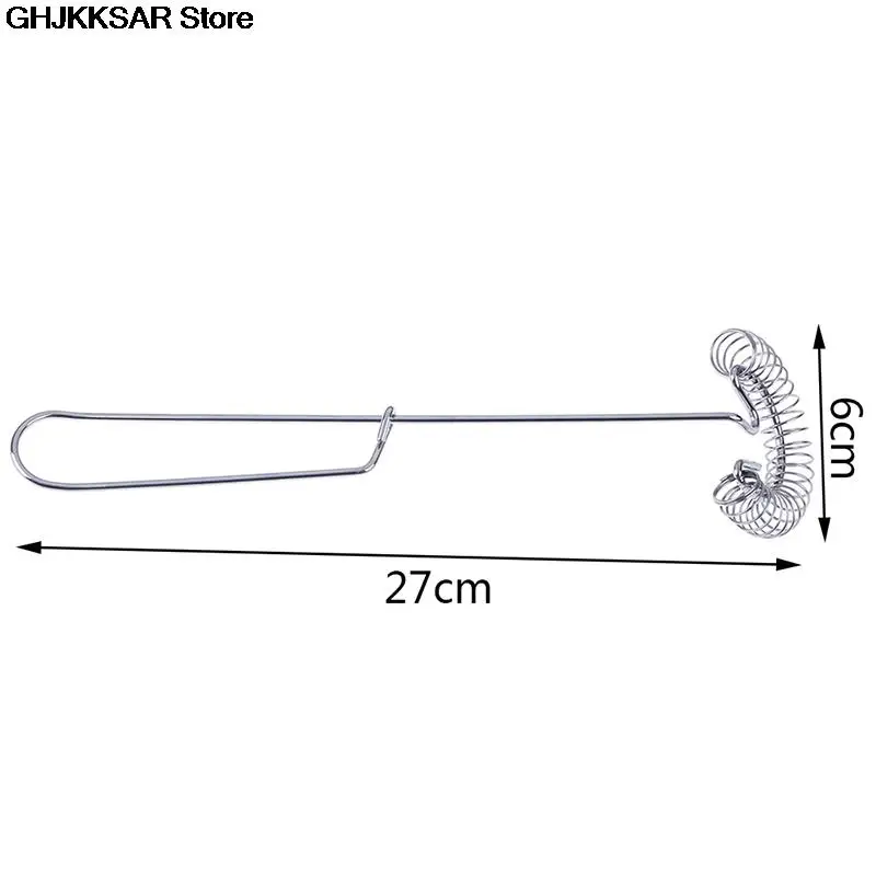 Spring Egg Stirrer Beater Baking Pastry Tools Coil Whisk Milk Blender 1PC,egg beater,rotary whisk,balloon wire whisk,wire whisk,ball whisk