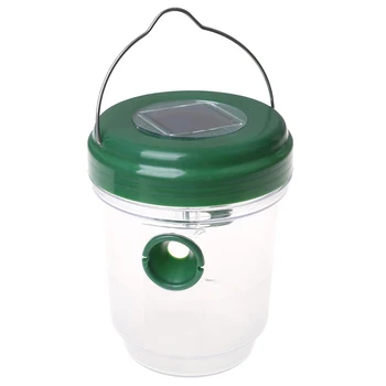 

LED Solar Powered Fly Trap Outdoor Plastic Insect Catcher Insect Mosquito Killer For In Tree Flying Bee Hornet Trap Catcher