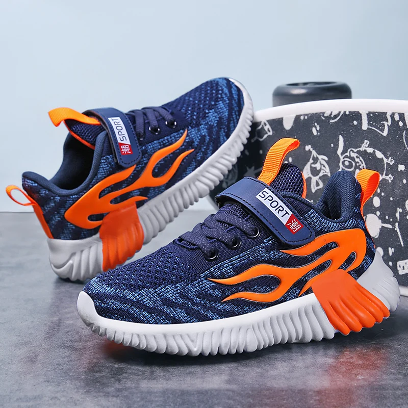 Новинка Boys'Brand Детская обувь для тенниса Модная повседневная спортивная Обувь