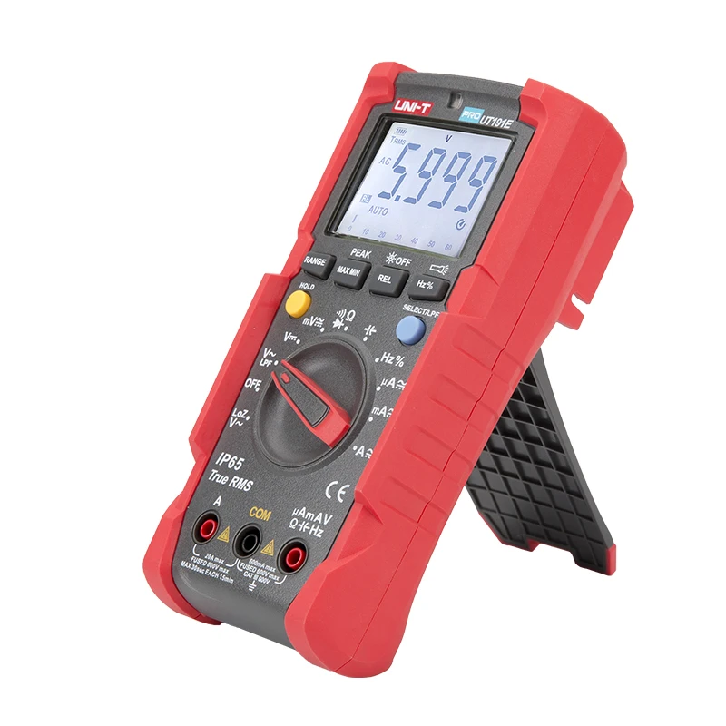 Professional Multimeter UNI-T true RMS IP65 waterproof / dustproof digital multimeter, temperature / LoZ voltage UT191E/UT191T