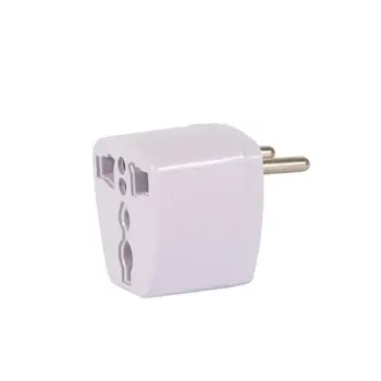 

Universal AU UK US to EU AC Power Plug Adapter Adaptor Converter Outlet Home Travel Wall AC Power Charger White