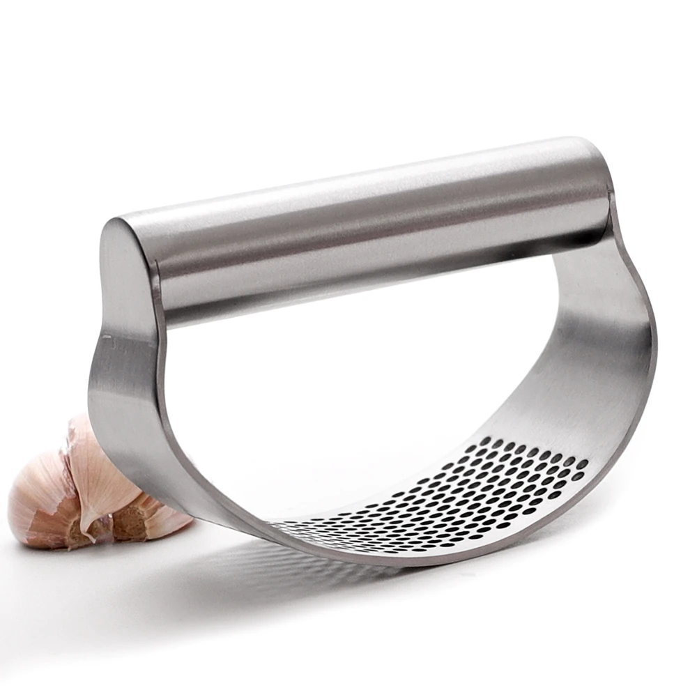 100 Stainless Steel Garlic Press Rocker, Garlic Rocker Crusher Garlic