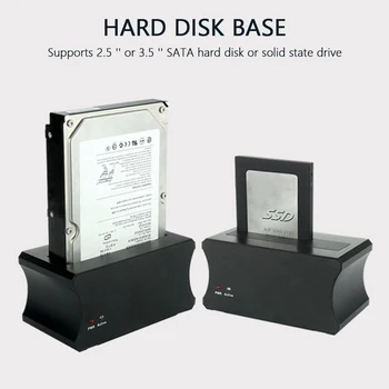 

2.5/3.5 inch SATA USB 3.0 Aluminum Alloy HDD SSD Docking Station Hard Disk Base Enclosure Universal Hard Disk Docking Station