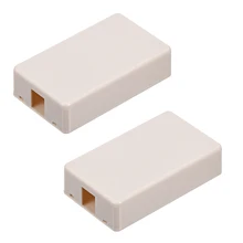 Uxcell 2-10 шт. 60x36x17 мм 70x45x18 мм электронный ABS пластик DIY Распределительная коробка корпус проект Чехол Серый Белый Черный