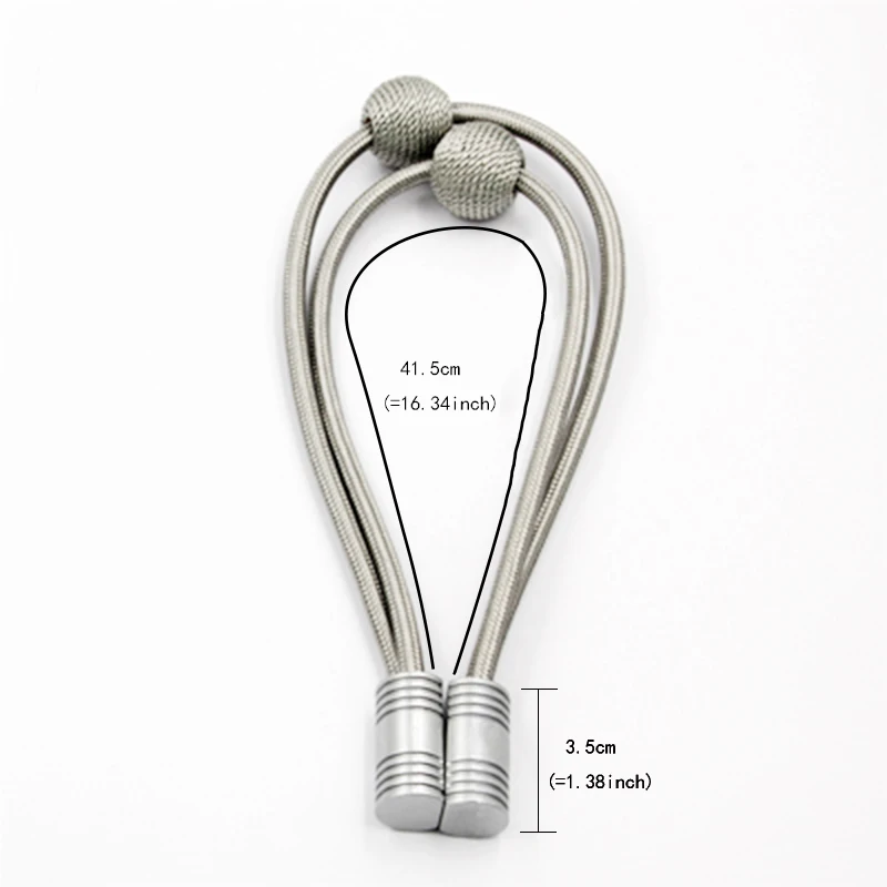 1Pc Magnetic Ball Curtain Tiebacks Buckle Holdbacks Curtain Holder Clip Home Decorative Curtains Tie Backs Room Accessories