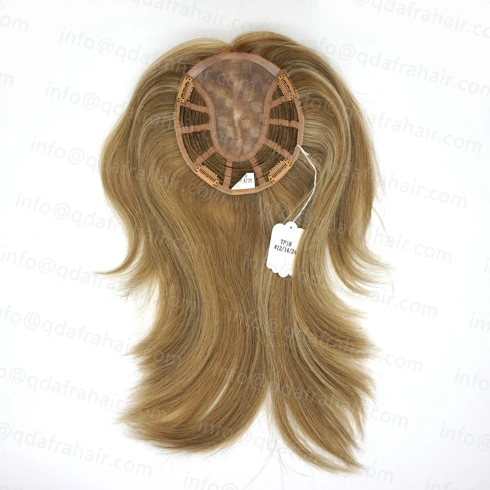Hstonir европейские волосы remy, волосы ручной работы, волшебный топ с зажимами, топеры для женщин, моно парик, еврей TP18