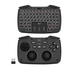 Rii RK707 2.4GHz kablosuz taşınabilir oyun denetleyicisi klavye fare kombo PC için/ahududu Pi2/Android TV Google TV B