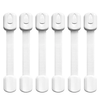 

1 PCS Baby Kids Safety Cabinet Locks Children Drawer Cupboard Refrigerator Door Desk Plastic Protection Locking
