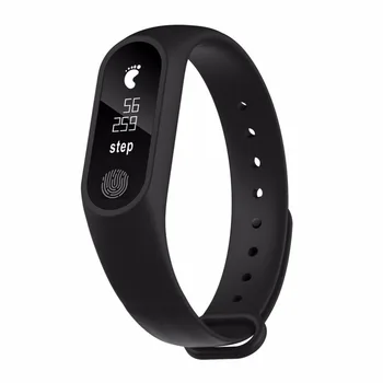 

0.86 Inch Smart Wristband Heart Rate Blood Pressure Pedometer Band Call SMS Display Bracelet For iOS Android