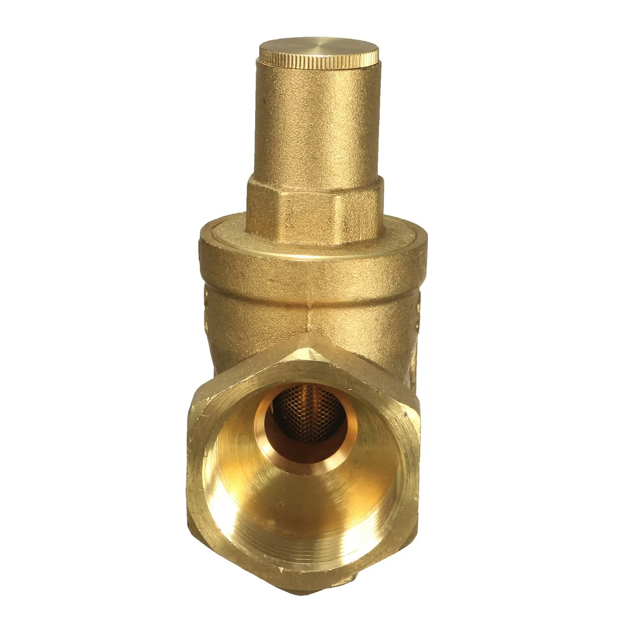 

40mm DN32 Brass Water Flow Pressure Reducing Valve With Adjustable Gauge + Wrench