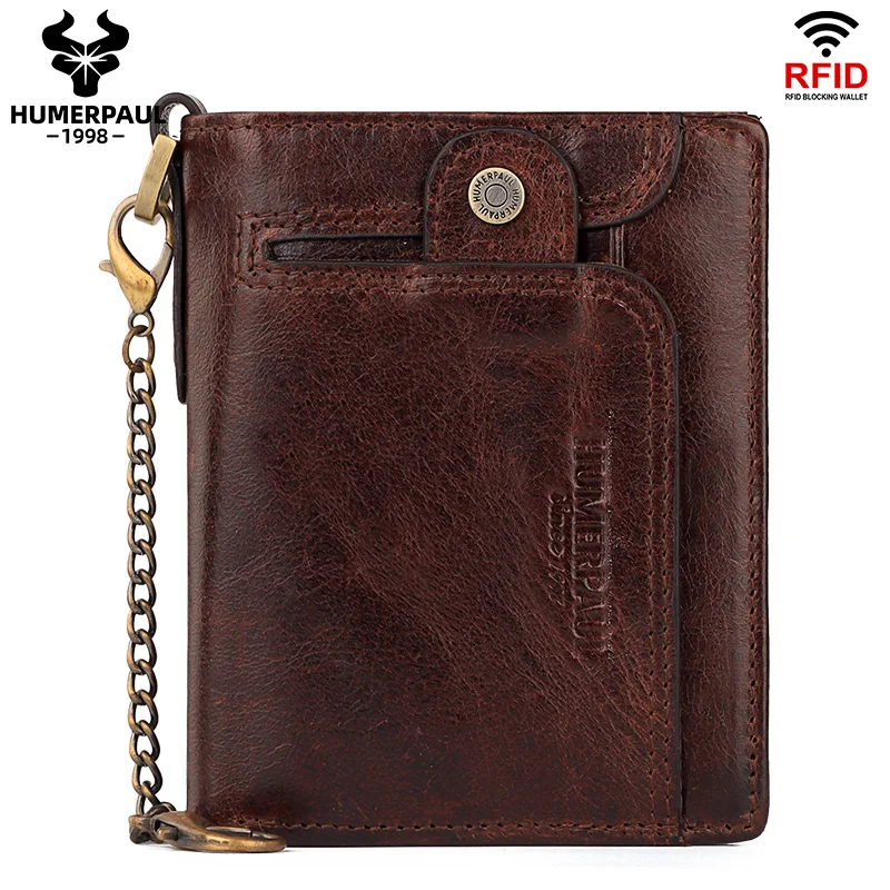 

Classic Style Men Wallet RFID Quality Short Male Purse Card Holder Wallets Large Capacity Purse With Coin Pouch Luxury Designer