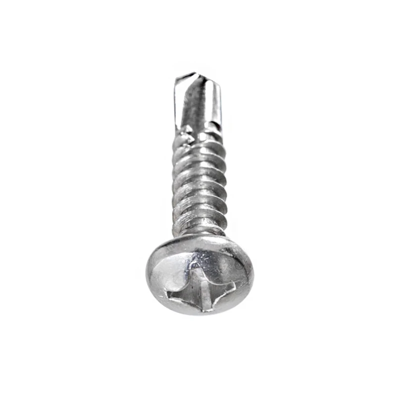 100 Pieces 304 Stainless Steel DIN7504N ST3.5 ST3.9 Cross recessed pan head drilling screws with tapping screw thread
