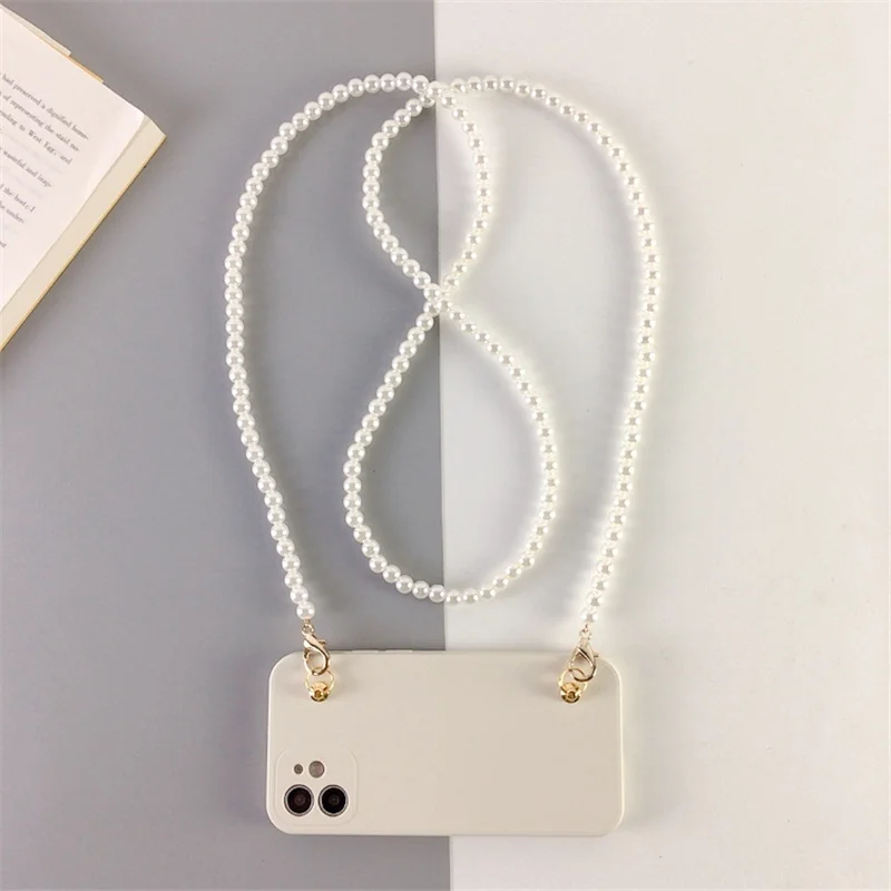Collana E Custodia Per IPhone 13 Pro Max Jalouza: Catena Argento E Cordino Nero, Accessorio Moda Pratico A 360°