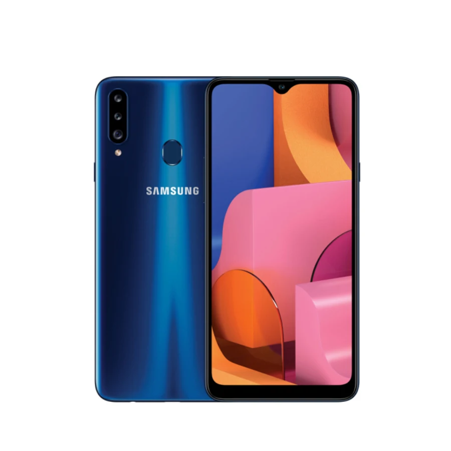 Новинка, samsung Galaxy A20s A2070, 4 Гб ОЗУ, 64 Гб ПЗУ, мобильный телефон, 6,5 дюймов, Восьмиядерный, тройная камера заднего вида, 13,0 МП+ 8,0 МП+ 5,0 МП, отпечаток пальца - Цвет: 4GB 64GB Blue