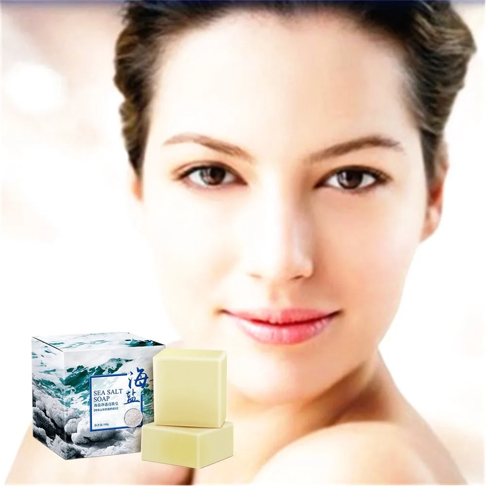 

Hot Selling Sea Salt Handmade Soap Hyaluronic Yogurt Nutrition Repair Skin Oil Control and Prevention of Acarid Soap