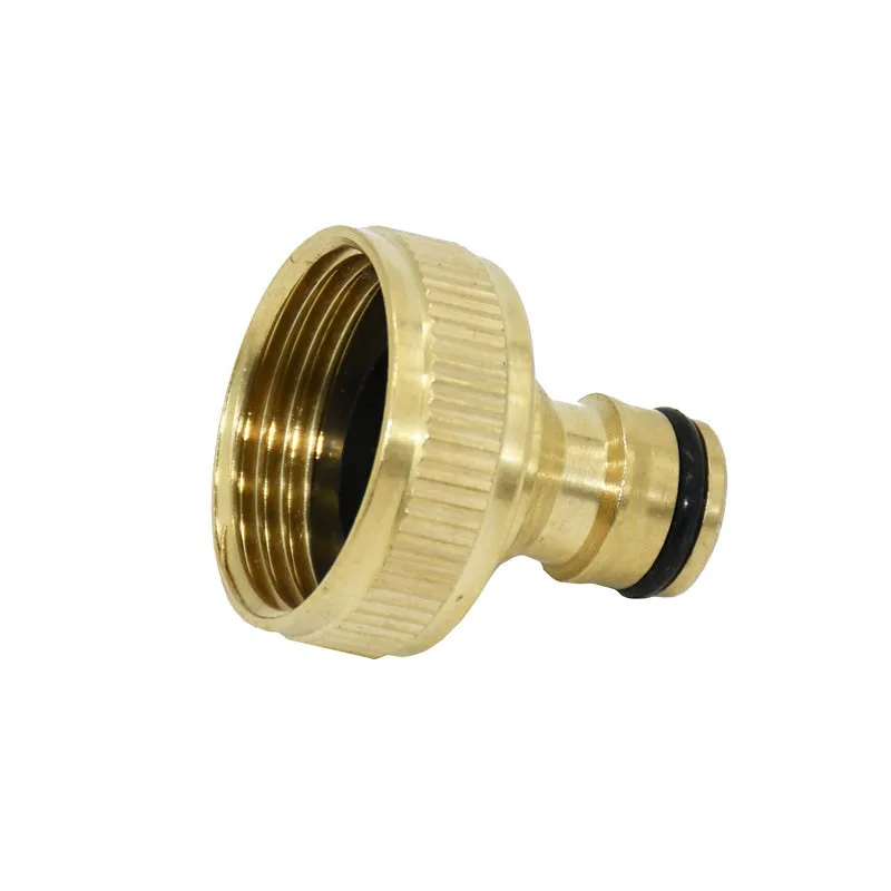 Female thread 3/4" 1" quick connector brass garden nipple connector watering garden tap fitting 1pcs