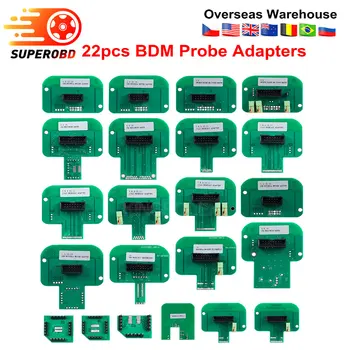 

22pcs/lot BDM Frame ECU RAMP Adapters Dimsport BDM Probe Adapters Full Set for FGTECH BDM100 KESS KTAG Free Shipping