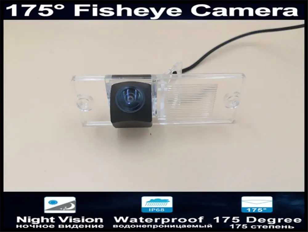

Reversing Camera 175 Degree 1080P Fisheye Parking Rear view Camera For Mitsubishi Pajero 2009 2010 2011 2012 Reverse Car Camera