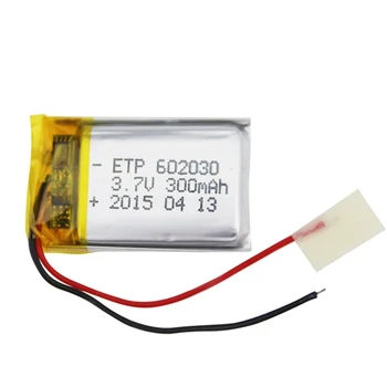 

3.7V 300mAh 602030 Lithium Polymer Li-Po li ion Rechargeable Battery Lipo cells For Bluetooth speaker Tachograph Car DVR Camera