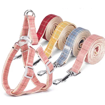 

Dog Cat Harness Leash Adjustable Harness Vest Leash Collar Puppy Small Pet Outdoor Walking Supplies Chihuahua