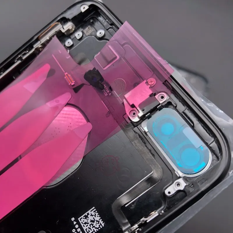Подарок+ полная задняя крышка батарейного отсека для iPhone 7 7G 4," металлическая задняя крышка Замена с гибким кабелем