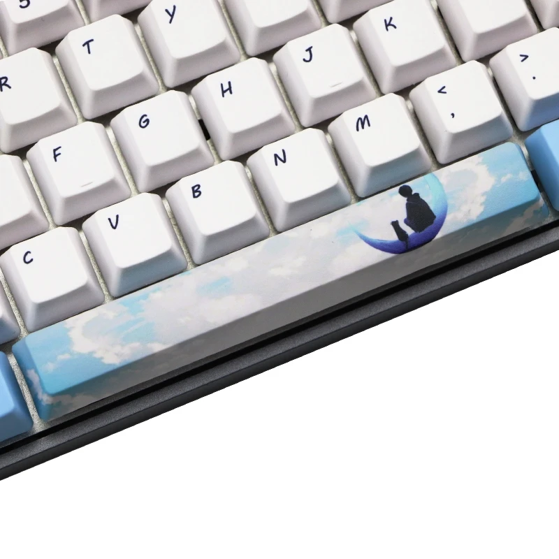 73 клавиши сублимации краски PBT Keycaps механическая клавиатура милые профиль Keycap для