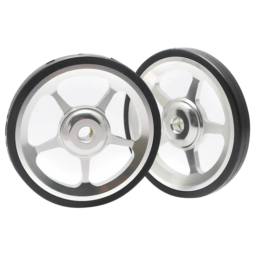 1 пара, для езды, спорта, для Brompton, легкие колеса, замена, складной велосипед, велосипед, Велоспорт, супер светильник, модификация, для улицы, 29,5 г - Цвет: Silver