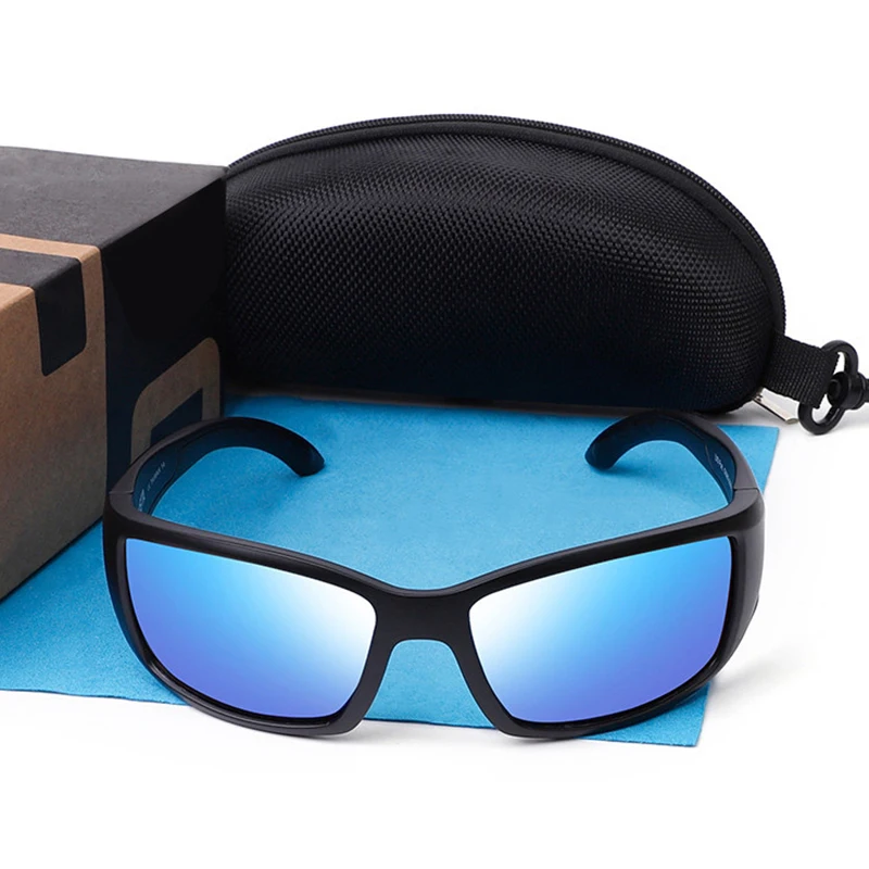 580P Blackfin поляризационные солнцезащитные очки мужские брендовые дизайнерские винтажные Квадратные Солнцезащитные очки для вождения очки спортивные очки для рыбалки UV400 Gafas