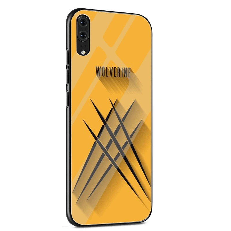 Стеклянный чехол для huawei P30 P20 P10 Y9 Y6 mate 20 Pro Lite P Smart Honor 7A 8X9 10 Cover Wolverine - Цвет: G6