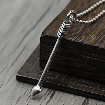 

Thai Silver 925 Retro Individuality Eros Arrow Pendant Sterling Silver Jewelry Create Men's Women's Cody Sanderson Pendant