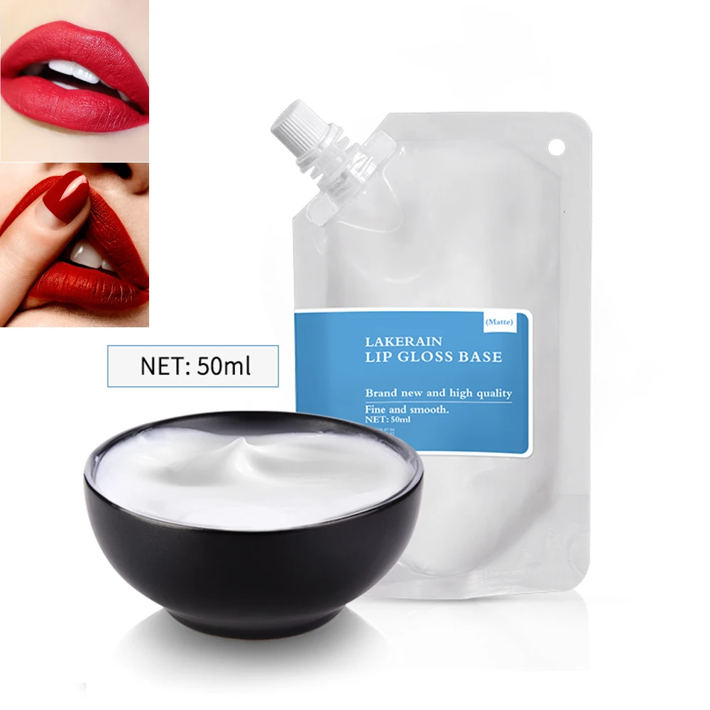 

50ml DIY Matte Lip Gloss Base Gel Oil DIY Moisturizing Matte Lipstick Material Versagel Lipgloss Base Gel For Handmade Lip Gloss