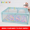Cut Rate IMBABY Playpen Barrier Pool Safety Kids for Children 50-Balls Free 0BJbbJm0W