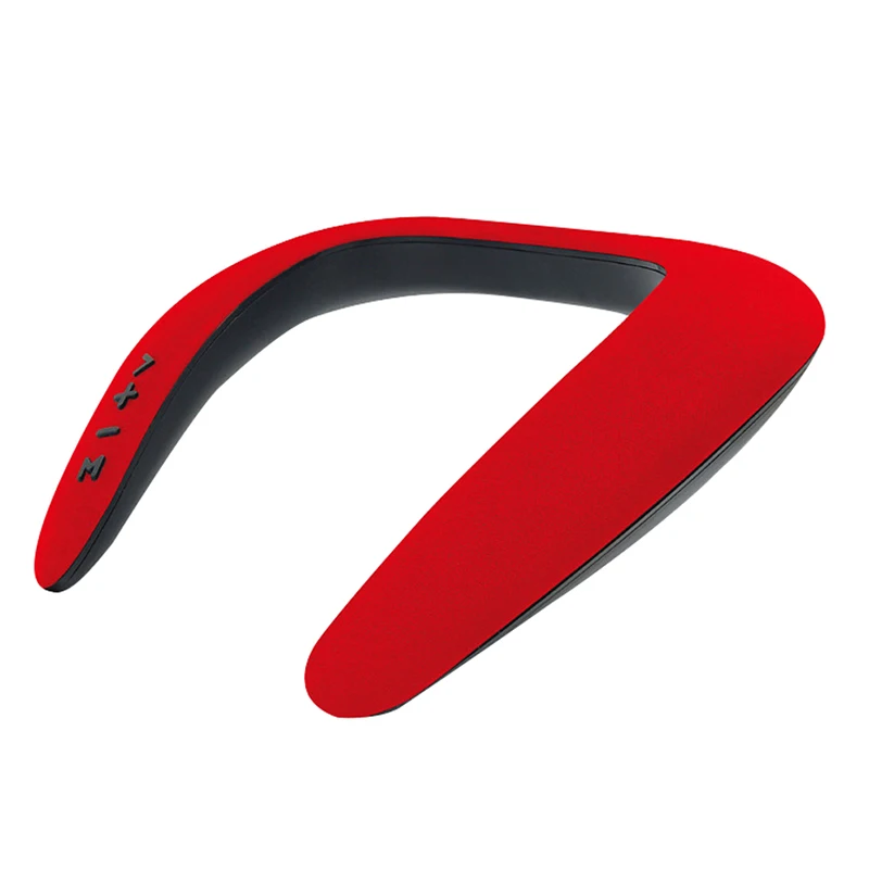 EARDECO 3D объемный стерео шейный bluetooth-динамик портативный динамик для открытого воздуха беспроводной сабвуфер полный спектр Hifi динамик s музыка - Цвет: Красный