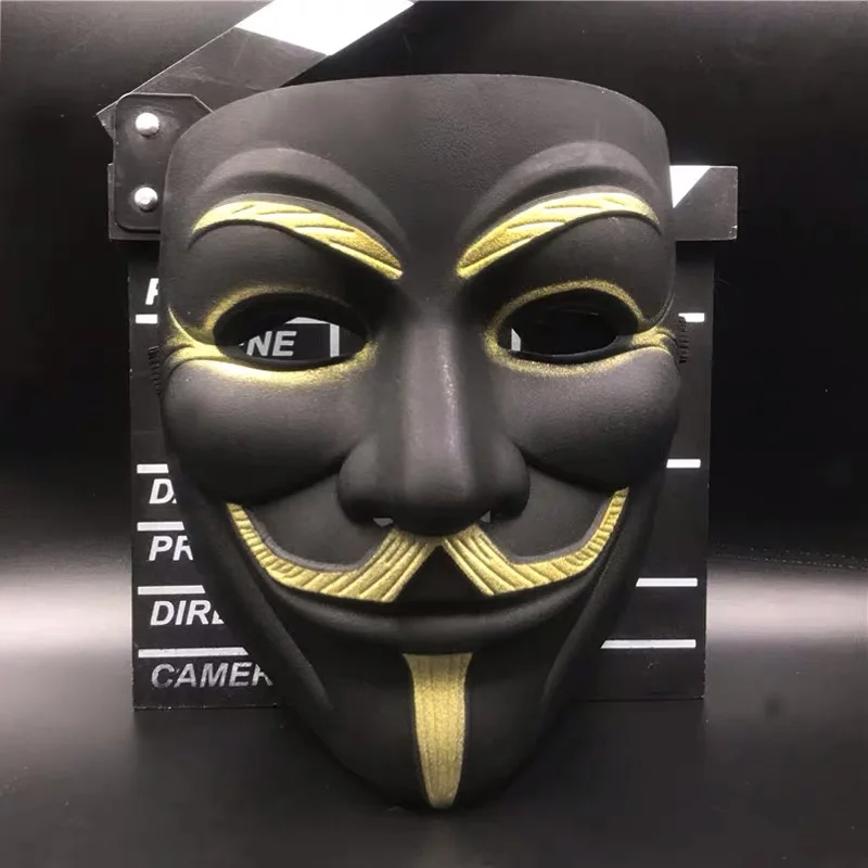 V Mask Adult Male Full Face Co Masquerade Ball Party TV &amp Movie Character American Style Plastic Noenname_null | Дом и сад