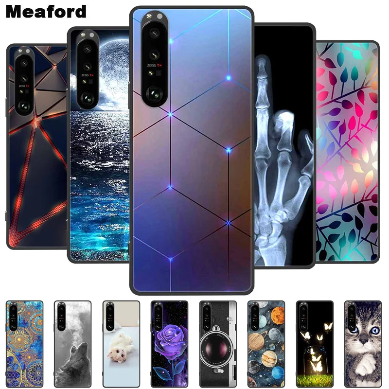 Per Sony Xperia 5 Iv Custodia 10 Iv Cover Posteriore Morbida In Silicone Antiurto Per Sony Xperia 1 Iv / 10 Iv Custodie Per Telefoni 5Iv 10Iv Cute Fun