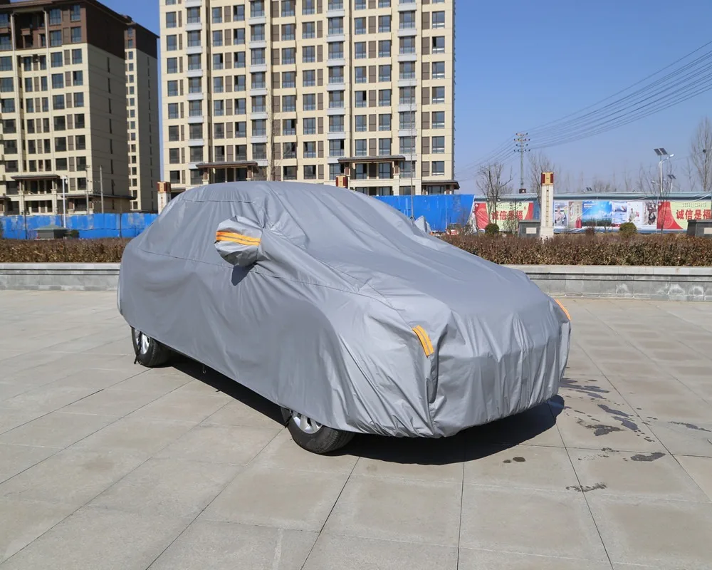 

General Car Cover with Cotton Car Cover Printed LOGO Rain-proof and Sun-proof