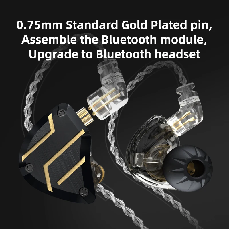 CCA C10 PRO 4BA 1DD гибридные наушники вкладыши металлические HIFI мониторы гарнитуры