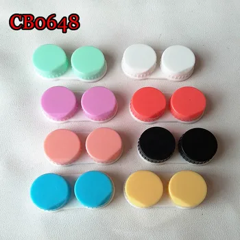

5 10PCS Small Contact Lens Case Pocket Box Convenient Travel Box for Lenses Container CB0648